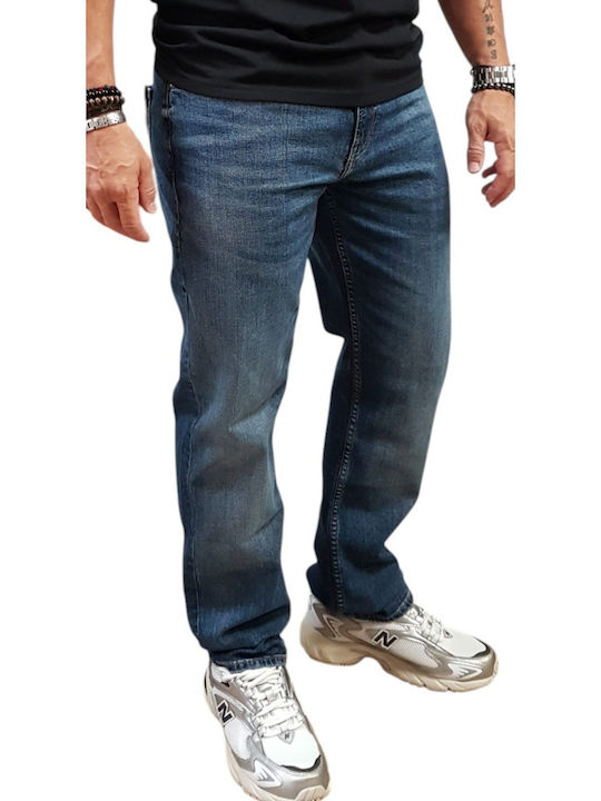 Jack & Jones Clark Herren Jeanshosen Regular Fit Blau Denim