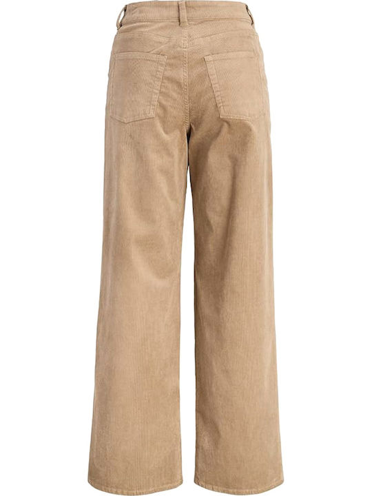 Jack & Jones Дамски Текстилен Панталон в Wide Линия Petrified Oak Jack & Jones Дамски Текстилен Панталон в Wide Линия Petrified Oak