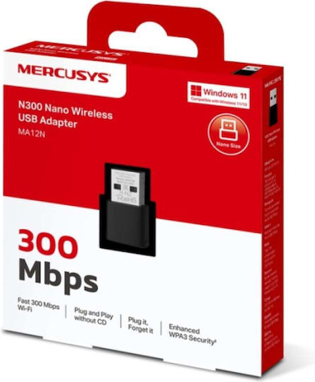 Mercusys N300 Wireless Nano Usb Adapter