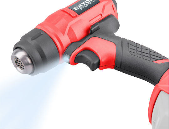 Extol Pistol Termic 20V cu Setare de Temperatură până la 550°C