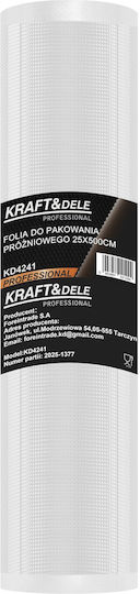 Kraft & Dele Pungi pentru aparate Vacuum 5000x250mm 1 Rulou