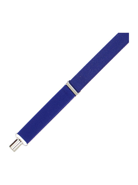 Breteli Pentru Copii ButicCochet Cu Închizători Metalice Material Sintetic 25 Mm Albastre Br475