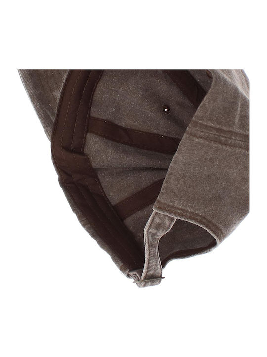 Șapcă pentru bărbați mărime unică ButicCochet bumbac design simplu maro Pal1749