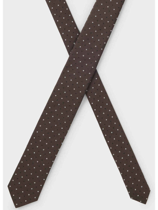 Boss Men's Silk Tie in Brown Colour