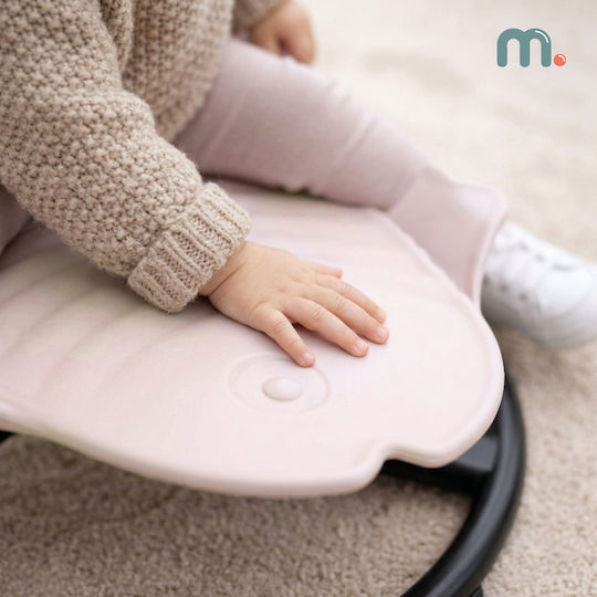 Mini Carousel Kids Fish Rotating Sensory Seat Rocking Chair Beige Color