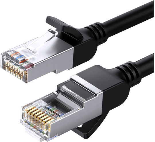 Ugreen U/UTP Cat.6 (Gigabit) Καλώδιο Δικτύου Ethernet εξωτερικού χώρου 2m Μαύρο