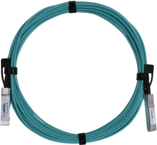 Ubiquiti Καλώδιο Οπτικής Ίνας SFP+ 20m Τιρκουάζ