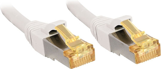 Lindy S/FTP Cat.6a Gigabit Network Cable Ethernet 1m White
