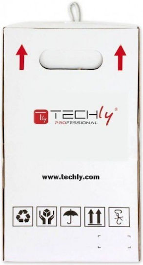 Techly U/UTP Cat.6 (Gigabit) Καλώδιο Δικτύου Ethernet χωρίς ακροδέκτες 305m Γκρι