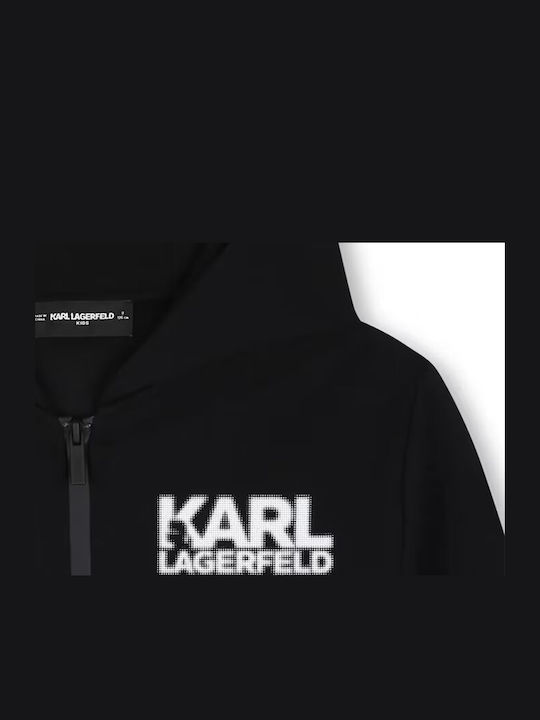 Kids Sweatshirt Cardigan Black