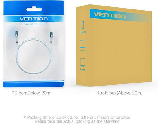 Vention U/UTP Cat.6 (Gigabit) Network Cable Ethernet 3m Blue