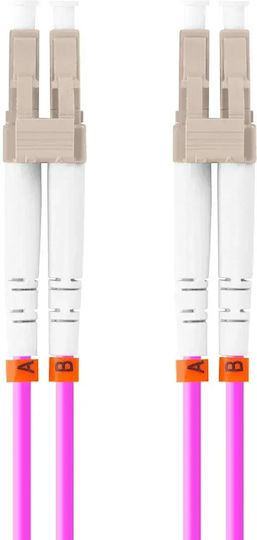 Lanberg Καλώδιο Οπτικής Ίνας LC/UPC-LC/UPC 1m Πολύχρωμο