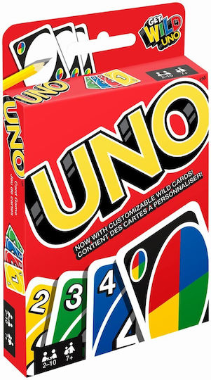 Joc de Societate Uno pentru 2-10 Jucători 7+ Ani W2085 (EN) Mattel