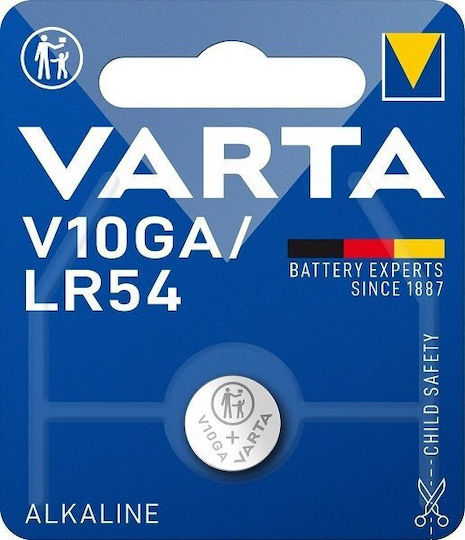 Varta V10GA Αλκαλικές Μπαταρίες Ρολογιών LR54 1.5V 2τμχ