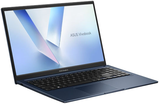 Asus Vivobook 15 X1504MA 15.6" FHD Ecran Tactil (Core 5-320/8GB/256GB SSD/Fără Sistem De Operare) Albastru Quiet (Tastatură US)