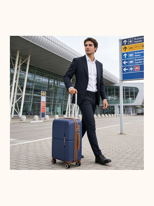 Newcom Medium Hard Blue Suitcase 67cm Height
