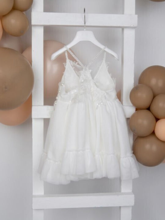 Bambolino Alkmini White Baptism Dress