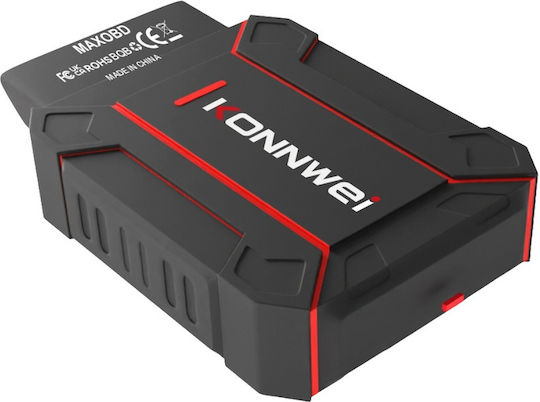 Konnwei Διαγνωστικό Αυτοκινήτου OBD 2 με Bluetooth