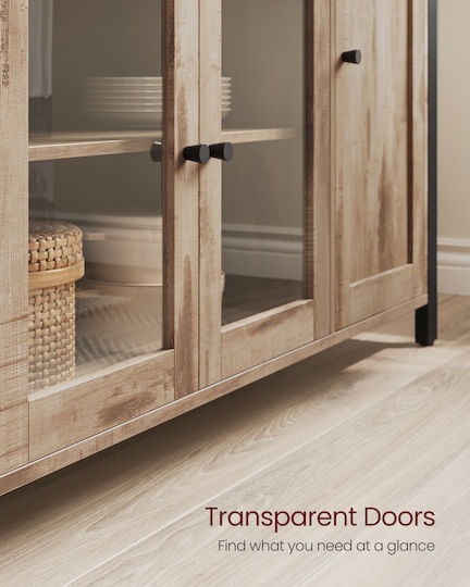 Wand-Küchenschrank Braun/Schwarz 110x33x75cm