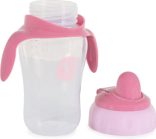 Cangaroo Baby Trinklernbecher Kunststoff mit Griffen Rosa 270ml