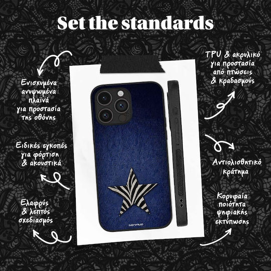 Калъф Sonique Diva Series Xiaomi Xiaomi 15 5g Деним Зебра