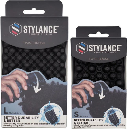 Stylance Twist Bürste Große Silikon Schwamm Haarbürsten
