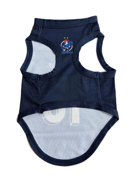 Replica Hundeshirts Nationalmannschaft Frankreich 7 Blau Navy 180826-03