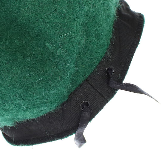 Beretă De Lână Pentru Femei ButicCochet O Mărime Design Cu Strasuri Perle Verzi Bsc543