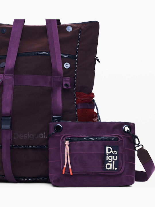 Damen Handtasche Schulter Burgundische