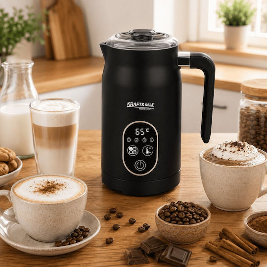 Spumator de lapte 4 în 1 Kraft&dele 550 W 270 Ml Kd4311