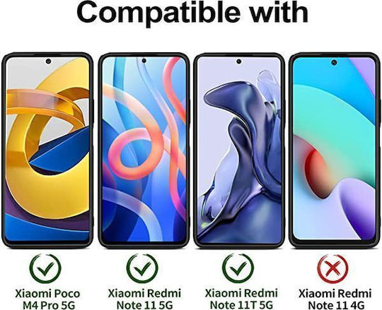 Хибриден Калъф Зелен Strass Xiaomi Poco M4 Pro 5G