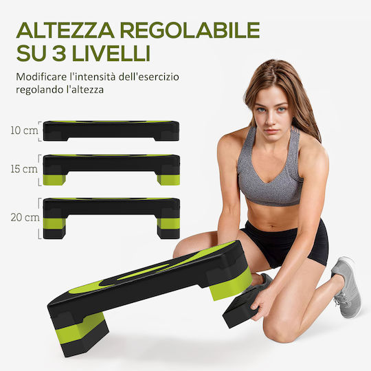 HomCom Aerobic Stepper με Ρυθμιζόμενο Ύψος
