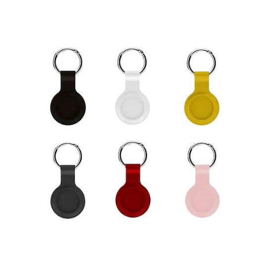 Hyperloq Neopro Silicone Keychain Case for AirTag in White Colour