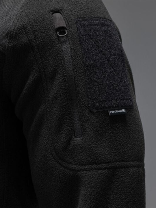 Pentagon Nestor Wasserdichte Jagdjacke Fleece Schwarz
