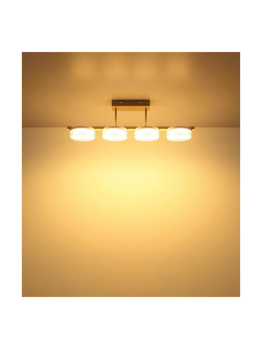 Globo Lighting Luminiță De Tavan Montată Bej Cu LED Integrat