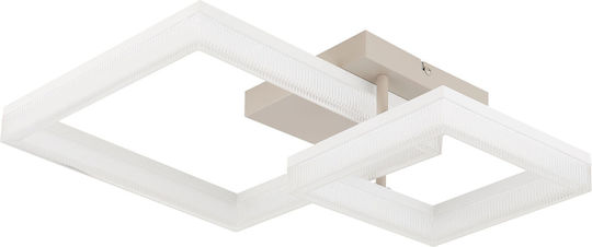 Globo Lighting Luminiță De Tavan Montată Bej Cu LED Integrat