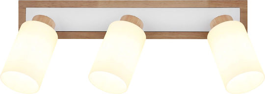Globo Lighting Dreifaches Decken- und Wandleuchte in Braune Farbe