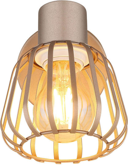 Globo Lighting Едно Таванно И Стенно Спот В Кафяв Цвят