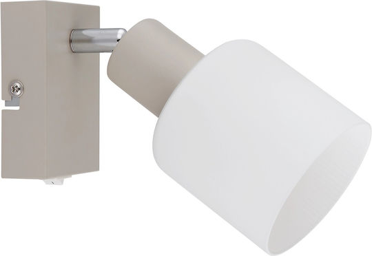 Globo Lighting Μονό Σποτ με Ντουί E14 σε Μπεζ Χρώμα Globo Lighting Μονό Σποτ με Ντουί E14 σε Μπεζ Χρώμα
