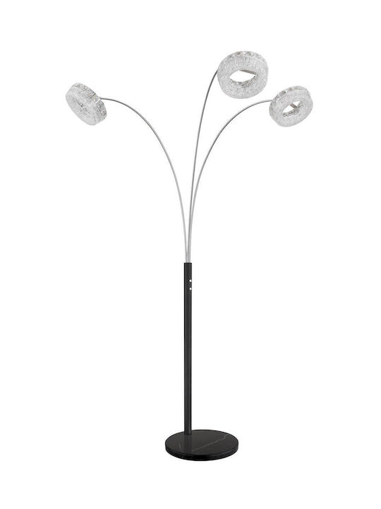 Globo Lighting Подова лампа Черна