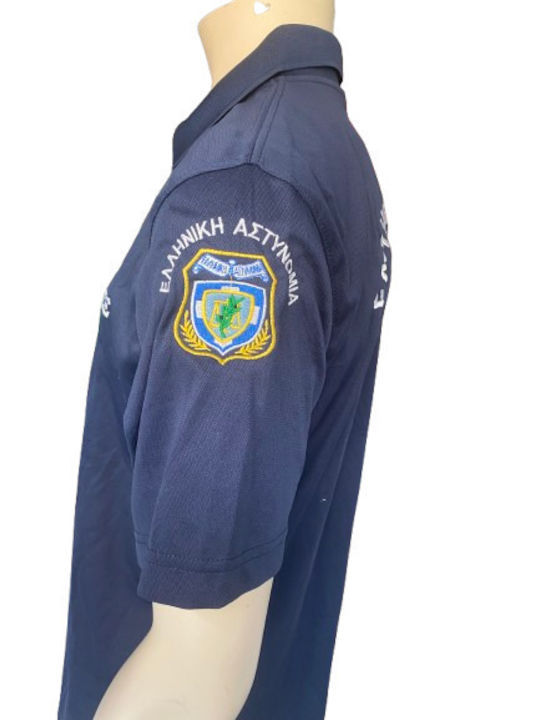 Roly Herren Kurzärmeliges Arbeitshemd Polo Marineblaue