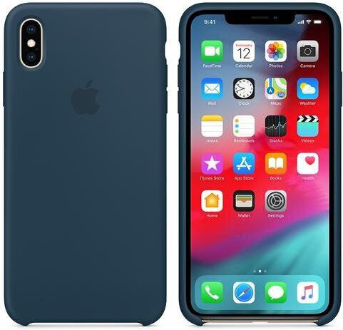 Apple Silicone Case Back Cover Silicone Green (iPhone XS Max)
