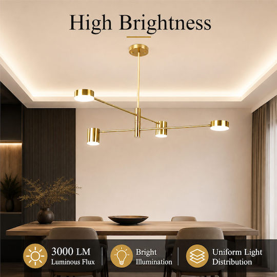 Lightplanet Κρεμαστό Φωτιστικό LED με Φυσικό Λευκό Φως