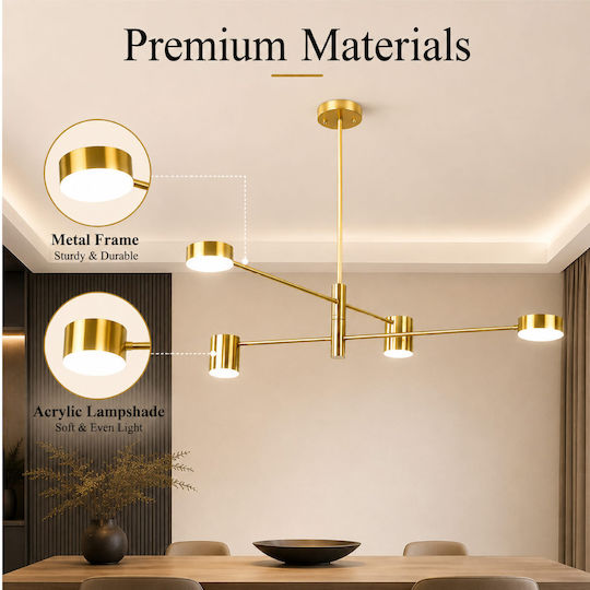 Lightplanet Κρεμαστό Φωτιστικό LED με Φυσικό Λευκό Φως