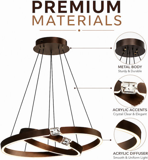 Lightplanet Lustră LED cu Alb Natural Lumină