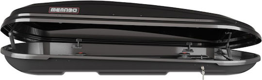 Menabo Diamond Dachboxen für Autos 500lt Schwarze Glänzende