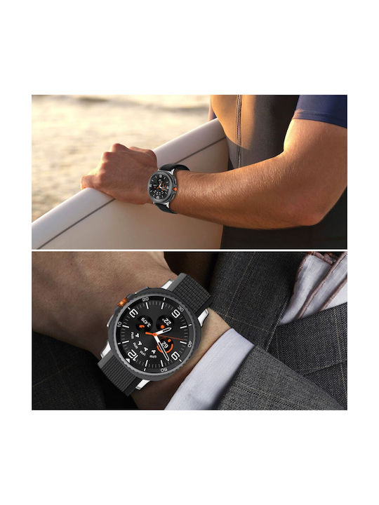 Tech-Protect Fabric Strap Black (Galaxy Watch 8 / 8 Classic / 9)