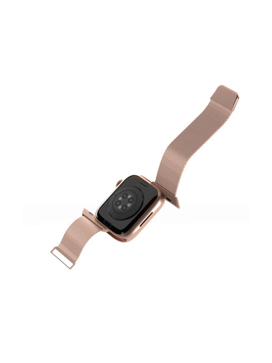 Puro Milanese Каишка Неръждаема стомана Розово злато (Apple Watch 38/40/41 мм (Apple))