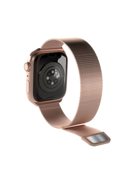 Puro Milanese Каишка Неръждаема стомана Розово злато (Apple Watch 38/40/41 мм (Apple))