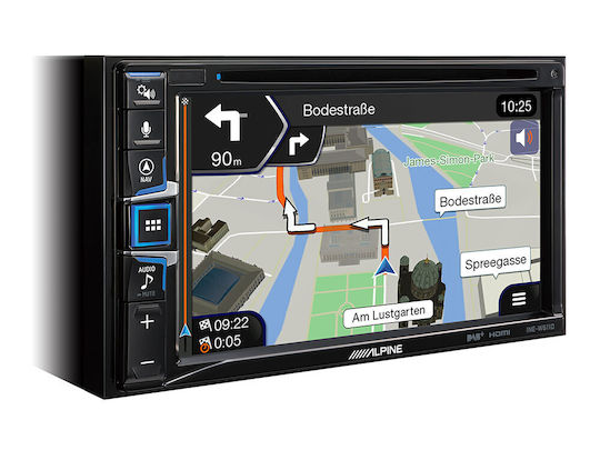 Alpine Ηχοσύστημα Αυτοκινήτου 2 DIN (Bluetooth/USB) με Οθόνη Αφής 6.5"